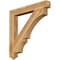 Ekena Millwork Balboa Arts & Crafts Rough Sawn Bracket, Western Red Cedar, 6"W x 48"D x 48"H BKT06X48X48BOA03RWR - alternate 1